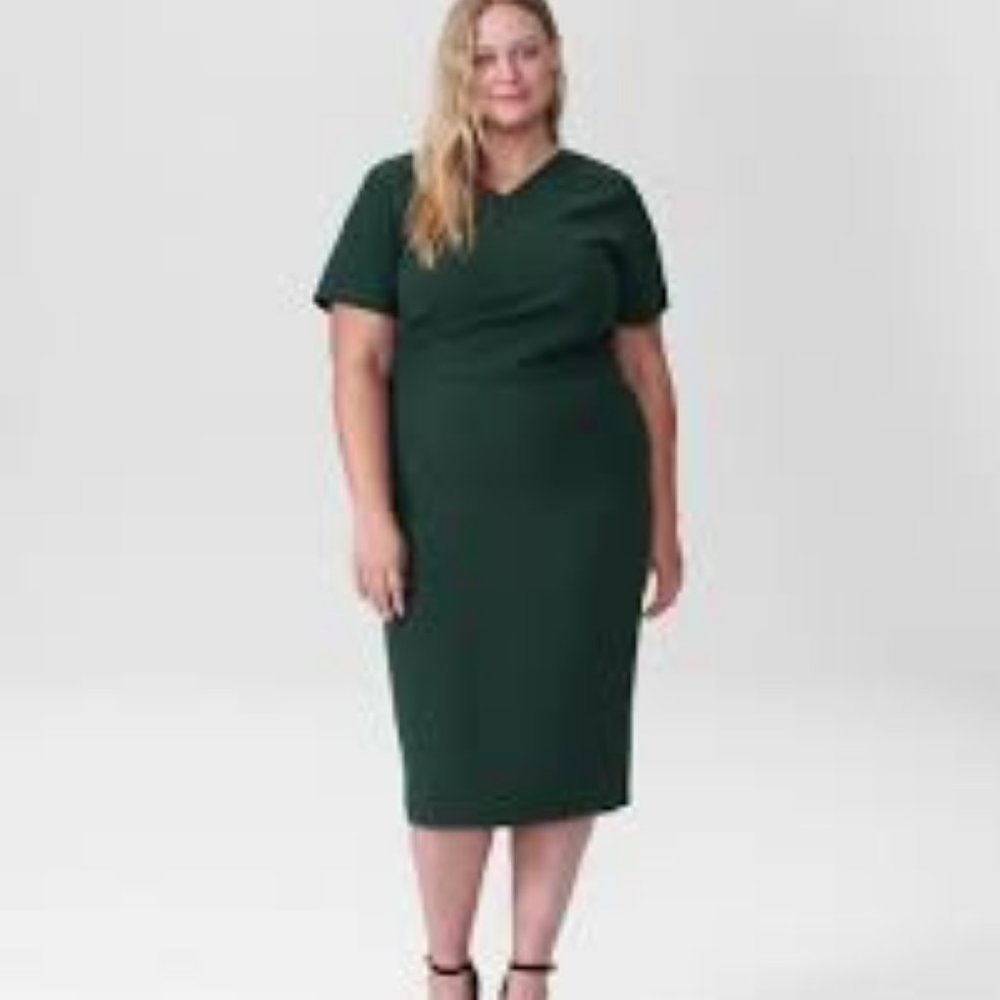 Universal Standard Mary Dress - Forest Green 10-12